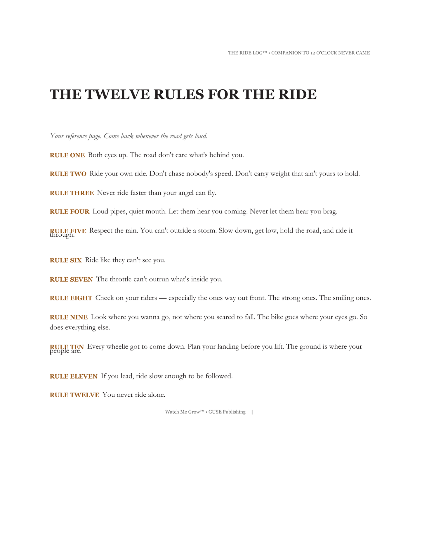 12 O'CLOCK NEVER CAME A Novel in Verse Workbook