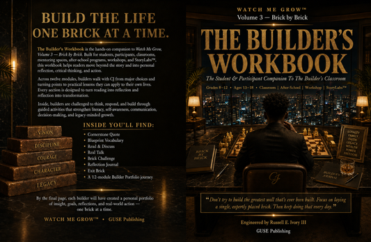 Watch Me Grow BRICK BY BRICK: Builder's Workbook