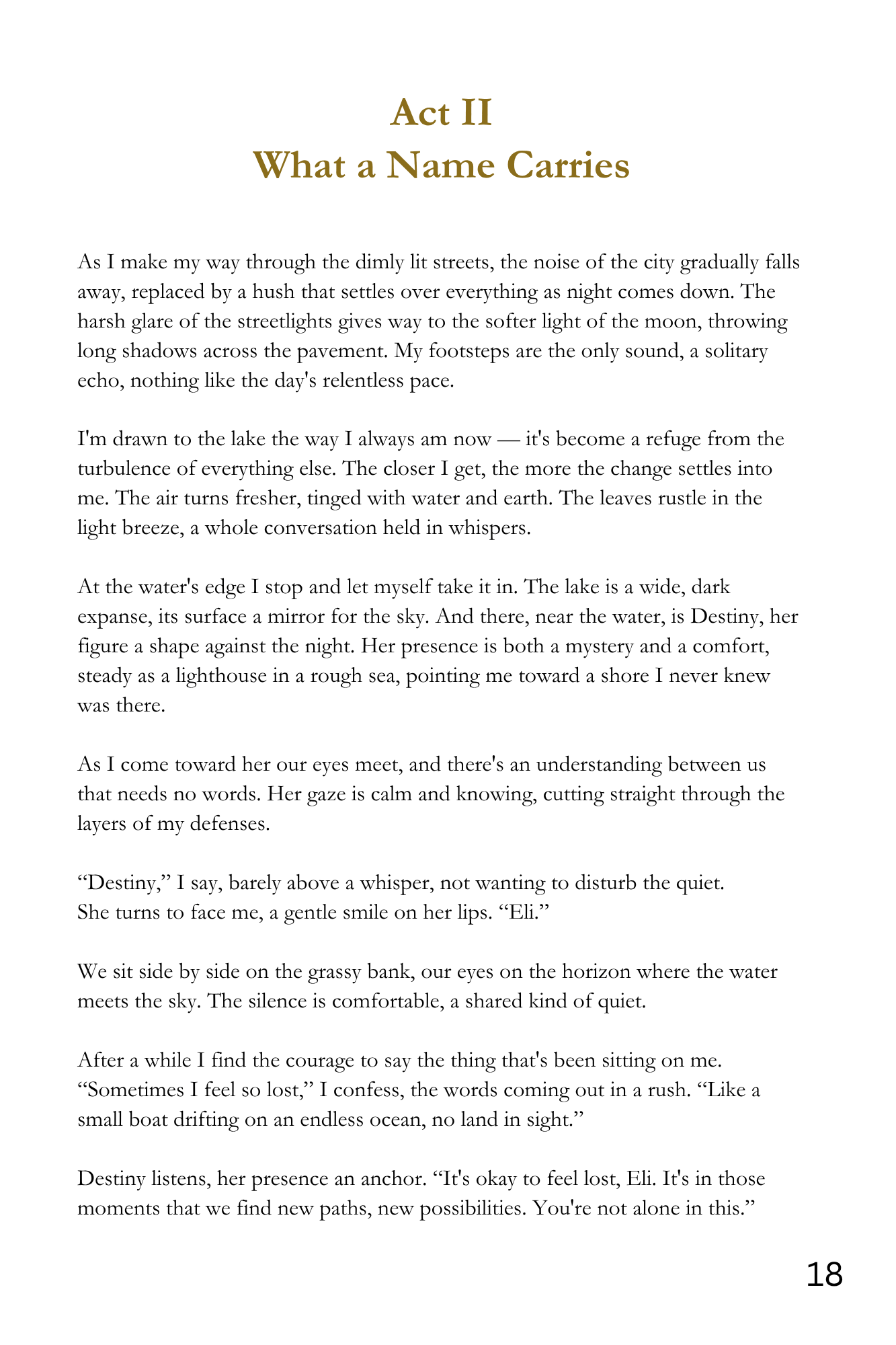 NIGHTS OF DESTINY Beneath the Surface: A Tale of Loss, Love, and Self-Discovery