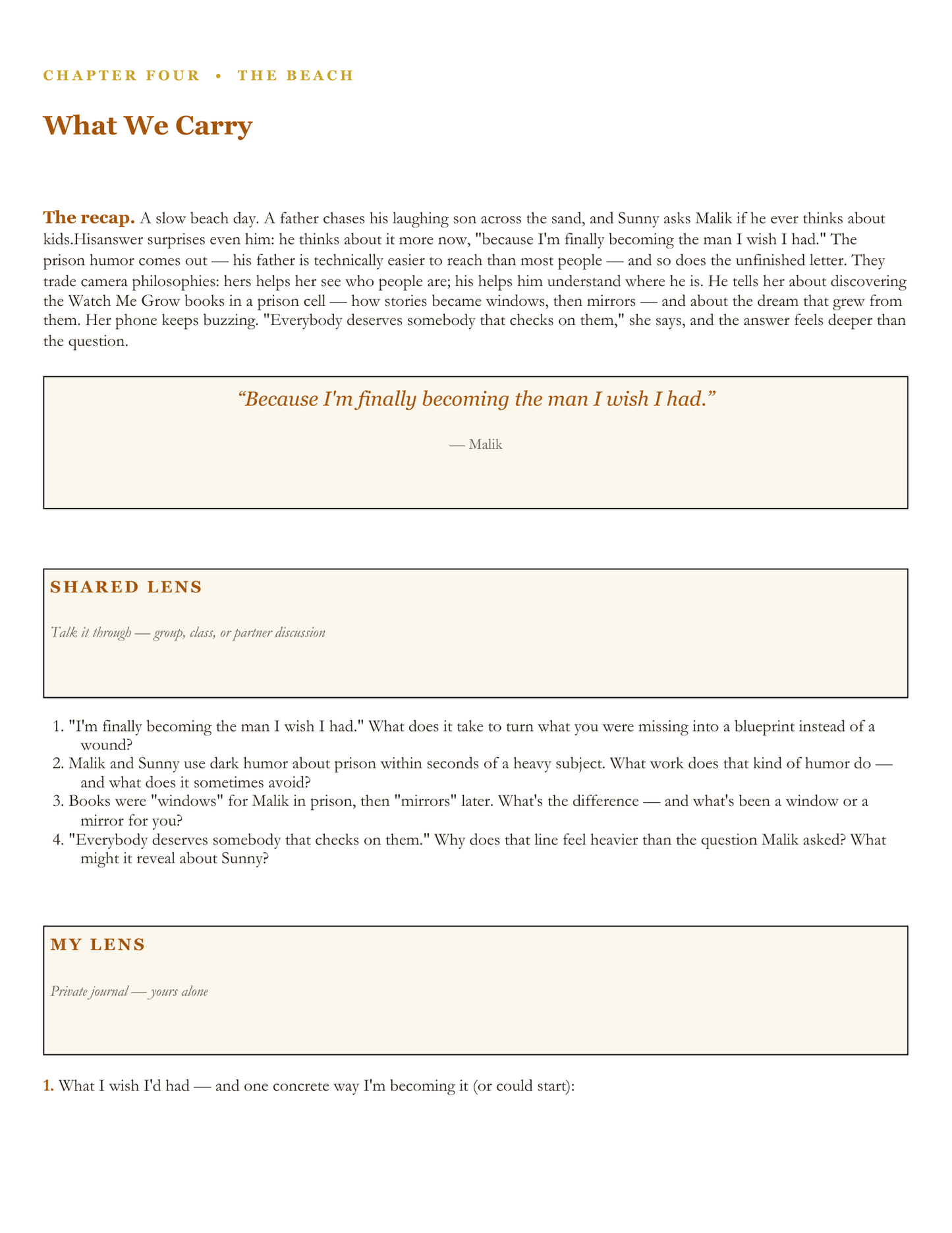OPEN LENSES: A Memoir from a Shooter — Workbook