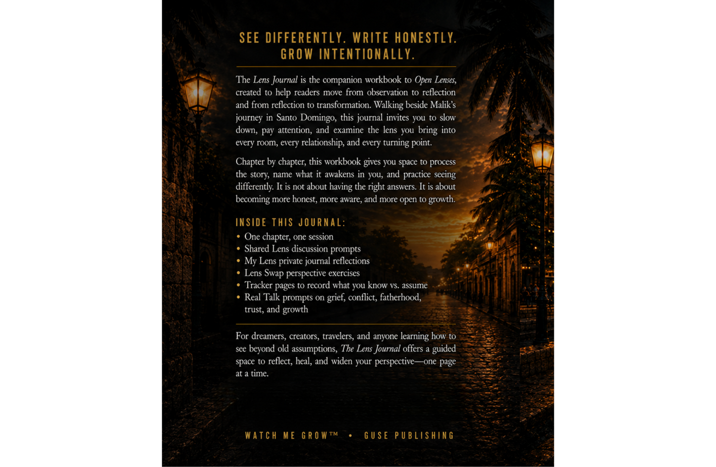OPEN LENSES: A Memoir from a Shooter — Workbook