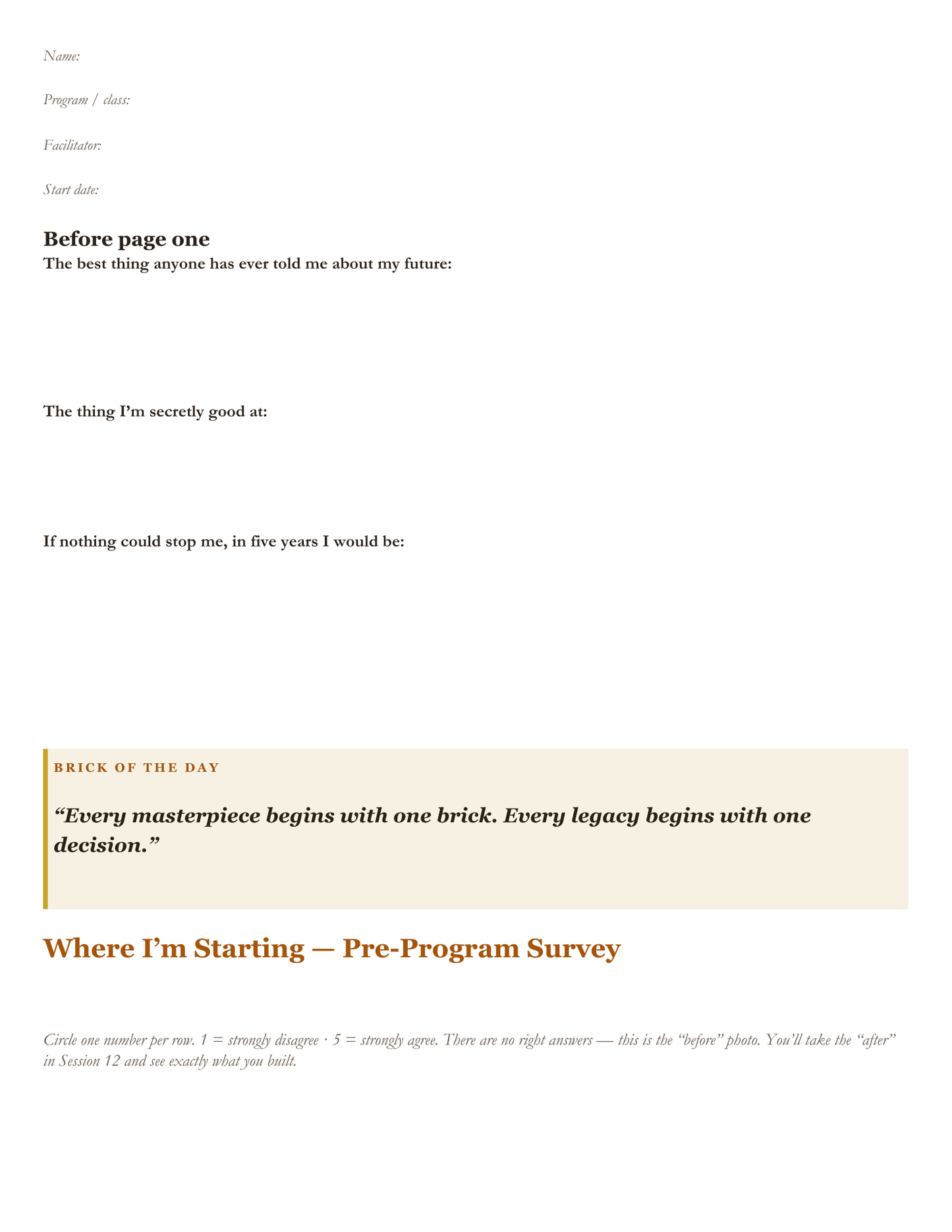 Watch Me Grow The Blueprint: A Guided Workbook